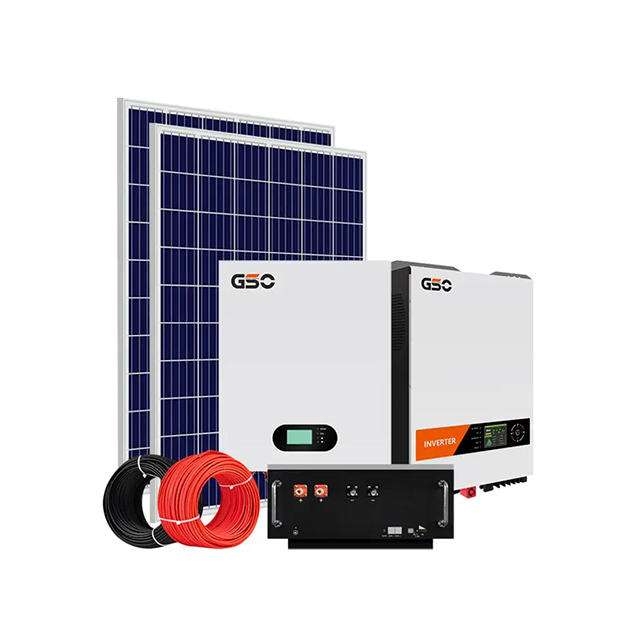 Sistemi a energia solare off-grid 5KW Sistema solare off-grid da 2KW 3KW con batteria al litio