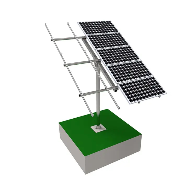 Struttura di supporto solare fotovoltaica con staffa di montaggio solare per sistema solare in alluminio da terra per montaggio durevole all'ingrosso