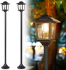 Lampada da pavimento a LED solare impermeabile per decorazione da giardino all'aperto con luce calda